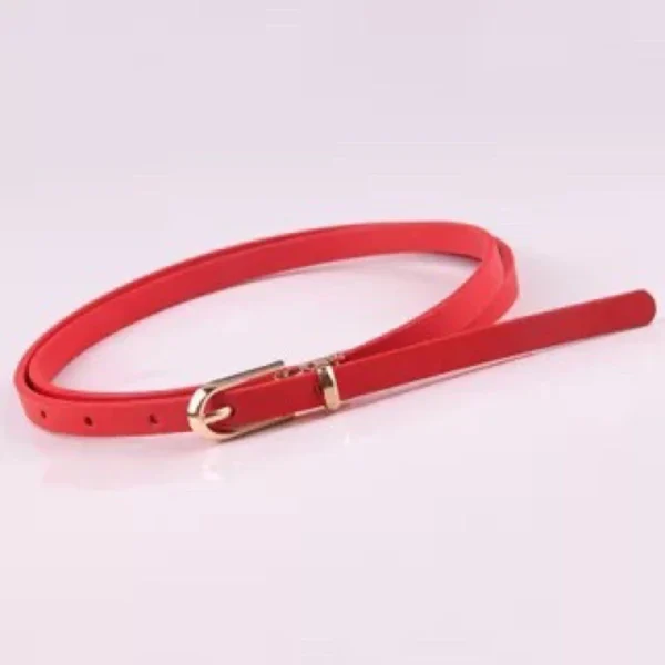 Korean Fashion Woman Leather Casual Waistband Belt