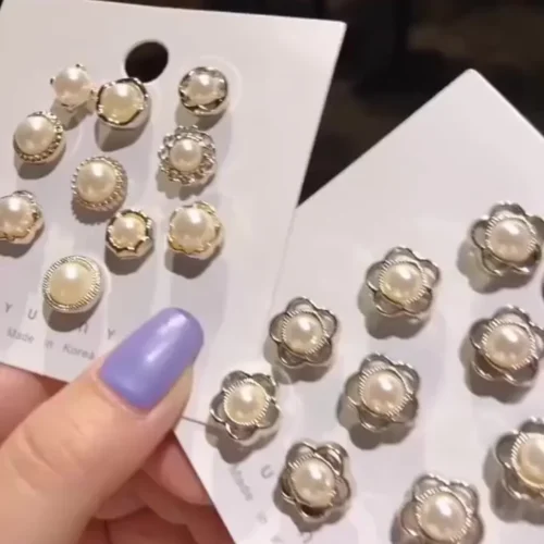 Brooch Fixed Clothes Pin Korean Waist Buckle Fashion Badge Pin Tudung Kerongsang