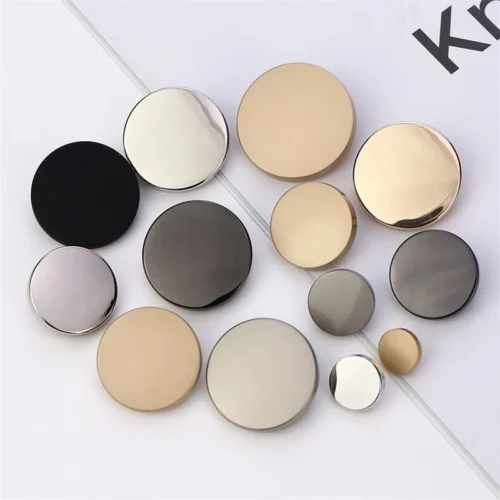 10 Pieces 10 15 20 25mm Golden Buttons for Clothes 20mm Sewing Material Sewing Accessories Windbreaker Jacket Button Women s Shirt Buttons