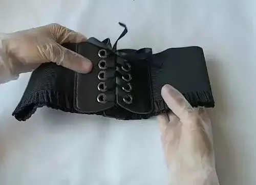 Women Ladies Elastic Corset Belt High Waist Tie up Cinch Waist Strap Waistband