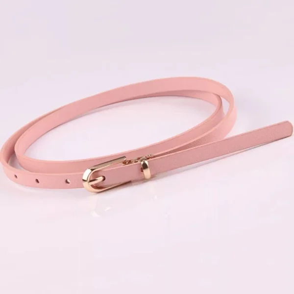 Korean Fashion Woman Leather Casual Waistband Belt