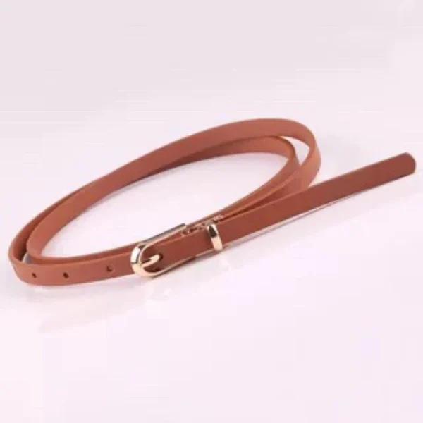Korean Fashion Woman Leather Casual Waistband Belt
