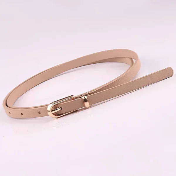 Korean Fashion Woman Leather Casual Waistband Belt