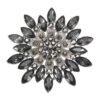 Crystal Hijab Pin Austria Crystal Flower Scarf Brooch