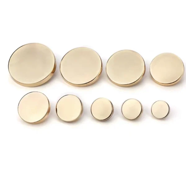 10 Pieces 10 15 20 25mm Golden Buttons for Clothes 20mm Sewing Material Sewing Accessories Windbreaker Jacket Button Women s Shirt Buttons