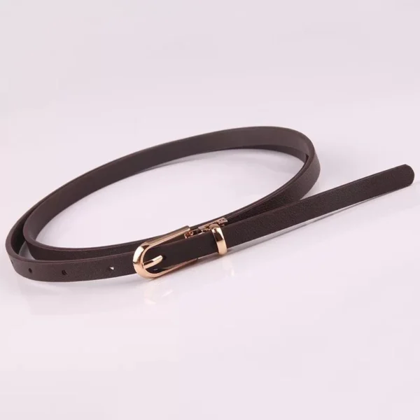 Korean Fashion Woman Leather Casual Waistband Belt