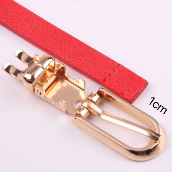 Korean Fashion Woman Leather Casual Waistband Belt