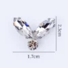 Diamond Patch CHUNKY BEADS IRON ON MANIK BAJU BATU TAMPAL Exclusive Glass Nikah DIY Accessories for Clothing Rhinestone Decorations