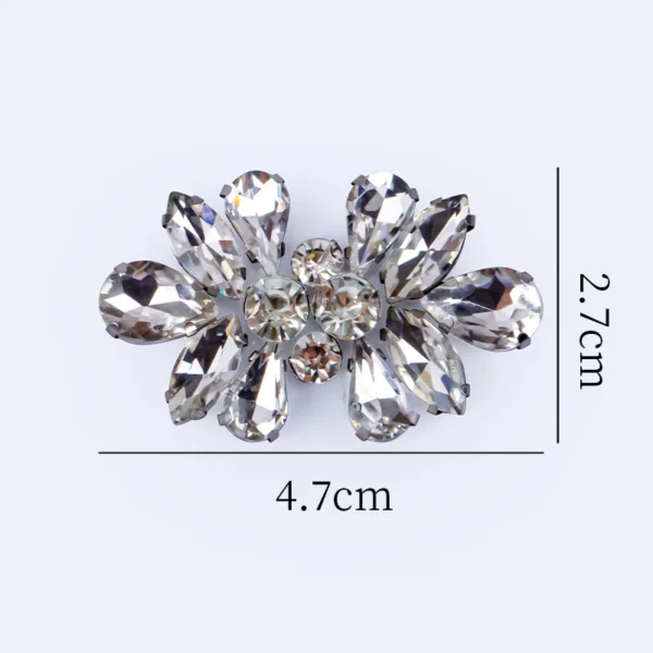Diamond Patch CHUNKY BEADS IRON ON MANIK BAJU BATU TAMPAL Exclusive Glass Nikah DIY Accessories for Clothing Rhinestone Decorations
