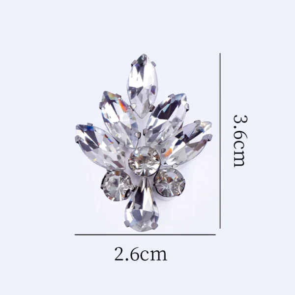 Diamond Patch CHUNKY BEADS IRON ON MANIK BAJU BATU TAMPAL Exclusive Glass Nikah DIY Accessories for Clothing Rhinestone Decorations