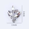 Diamond Patch CHUNKY BEADS IRON ON MANIK BAJU BATU TAMPAL Exclusive Glass Nikah DIY Accessories for Clothing Rhinestone Decorations