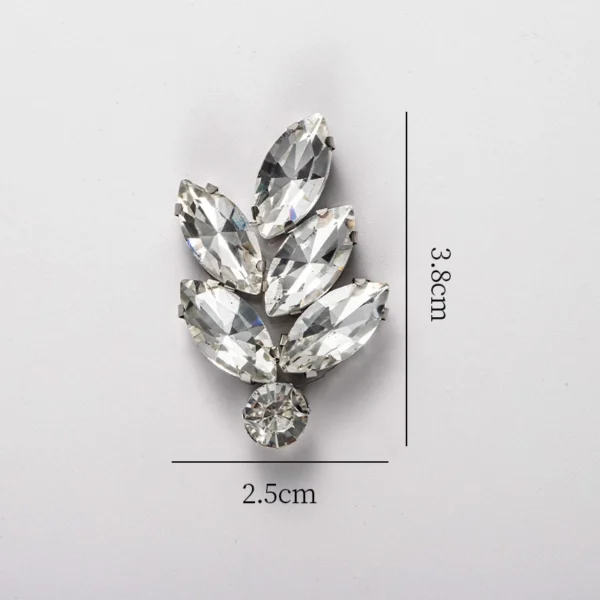 Diamond Patch CHUNKY BEADS IRON ON MANIK BAJU BATU TAMPAL Exclusive Glass Nikah DIY Accessories for Clothing Rhinestone Decorations