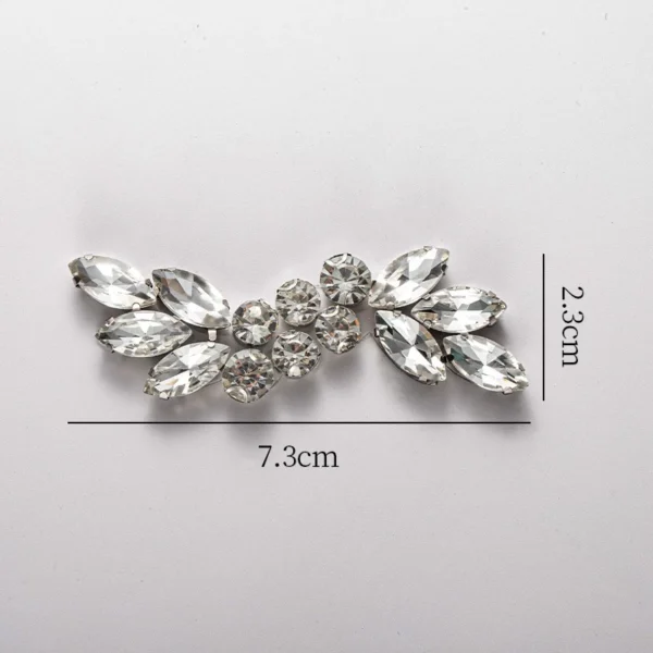 Diamond Patch CHUNKY BEADS IRON ON MANIK BAJU BATU TAMPAL Exclusive Glass Nikah DIY Accessories for Clothing Rhinestone Decorations