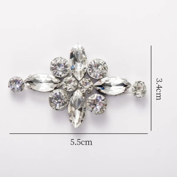 Diamond Patch CHUNKY BEADS IRON ON MANIK BAJU BATU TAMPAL Exclusive Glass Nikah DIY Accessories for Clothing Rhinestone Decorations