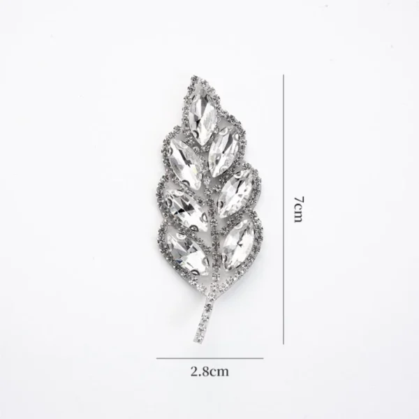 Diamond Patch CHUNKY BEADS IRON ON MANIK BAJU BATU TAMPAL Exclusive Glass Nikah DIY Accessories for Clothing Rhinestone Decorations