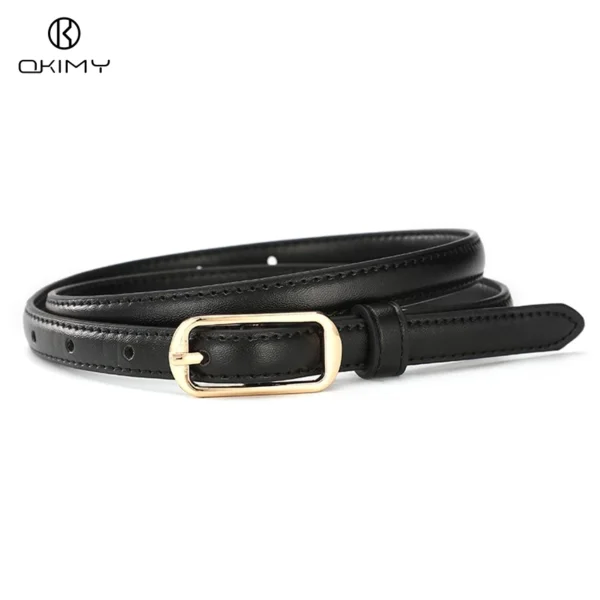 Women s Elegant Belt Thin Belt Casual Belt Adjustable Ladies Belt Fashion Long Waistbands With Alloy Buckle