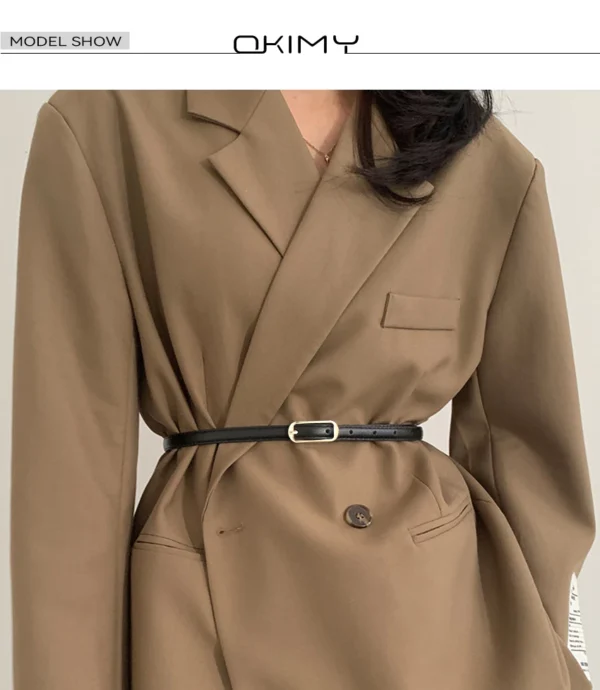 Women s Elegant Belt Thin Belt Casual Belt Adjustable Ladies Belt Fashion Long Waistbands With Alloy Buckle