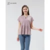Loose V neck Peplum Top LUMA CottonTM Premium Soft Lightweight Women s Top Non TransparentSEJUK Blouse Women Korean Style Cute Blouse