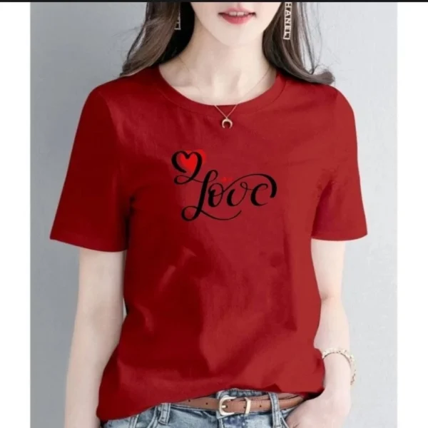 TRUE LOVE WOMEN  SHORT SLEEVED T SHIRTS