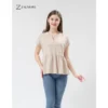 Loose V neck Peplum Top LUMA CottonTM Premium Soft Lightweight Women s Top Non TransparentSEJUK Blouse Women Korean Style Cute Blouse