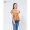 Loose V neck Peplum Top LUMA CottonTM Premium Soft Lightweight Women s Top Non TransparentSEJUK Blouse Women Korean Style Cute Blouse