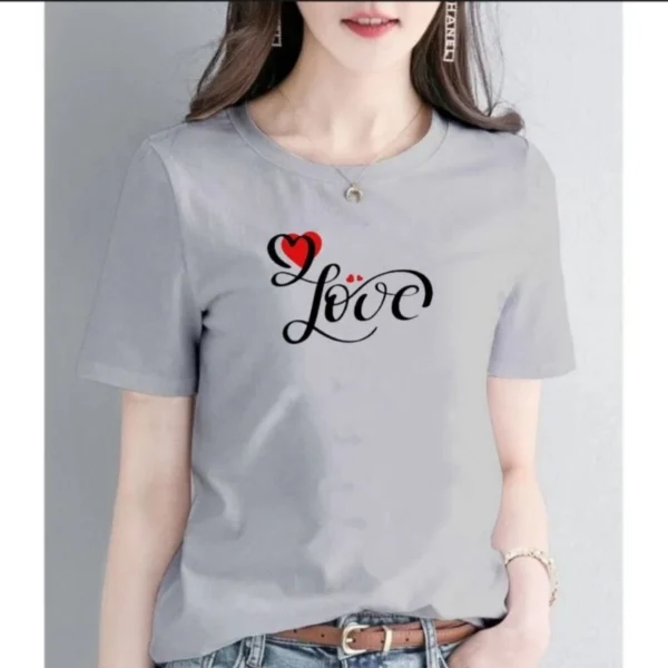 TRUE LOVE WOMEN  SHORT SLEEVED T SHIRTS