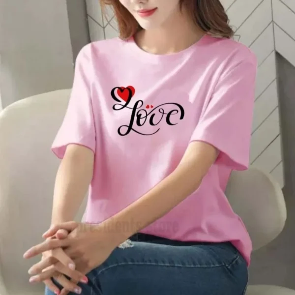 TRUE LOVE WOMEN  SHORT SLEEVED T SHIRTS