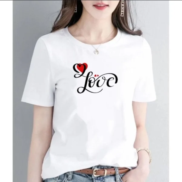 TRUE LOVE WOMEN  SHORT SLEEVED T SHIRTS