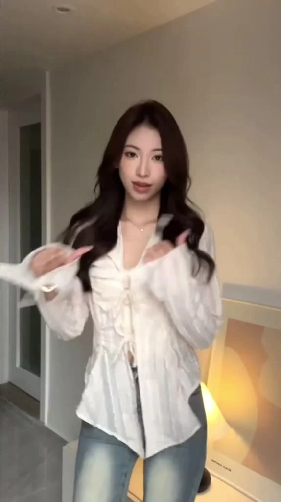 Korean Loose Chiffon Lace Up Long Sleeve Blouse Women s Long Sleeve Shirt New