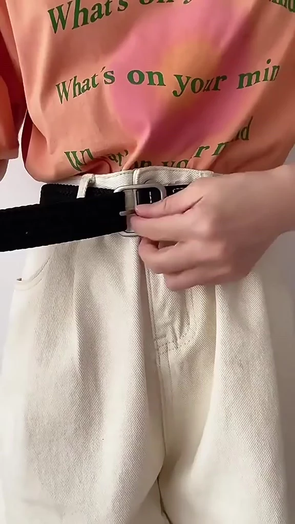 Fashion Retro Belts New Braided Belts For Women Decorative Belts For Jeans No Punching Required