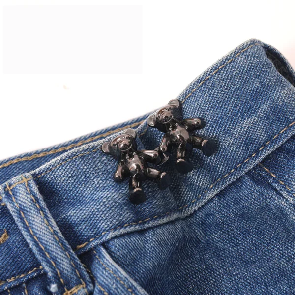 Waist buttons Detachable Adjustable Skirt Jeans Waist Anti slip Brooch Pin Kerongsang