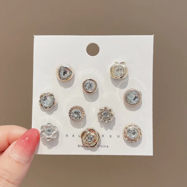 Brooch Fixed Clothes Pin Korean Waist Buckle Fashion Badge Pin Tudung Kerongsang