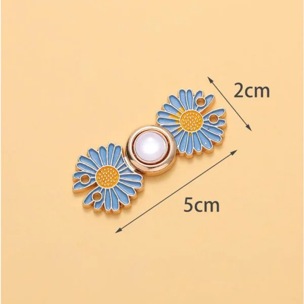 Waist buttons Detachable Adjustable Skirt Jeans Waist Anti slip Brooch Pin Kerongsang