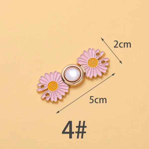 Waist buttons Detachable Adjustable Skirt Jeans Waist Anti slip Brooch Pin Kerongsang