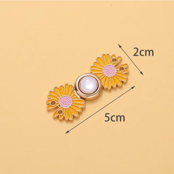 Waist buttons Detachable Adjustable Skirt Jeans Waist Anti slip Brooch Pin Kerongsang
