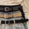Fashion Retro Belts New Braided Belts For Women Decorative Belts For Jeans No Punching Required