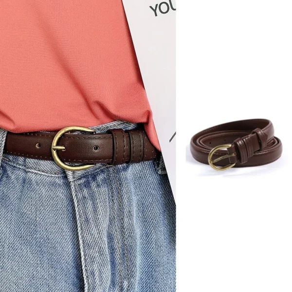 Fashion Retro Belts New Braided Belts For Women Decorative Belts For Jeans No Punching Required