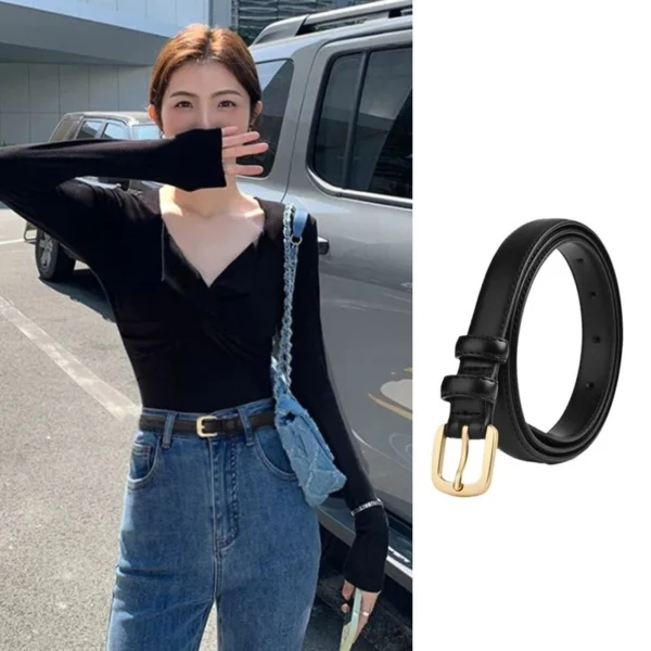 Fashion Retro Belts New Braided Belts For Women Decorative Belts For Jeans No Punching Required