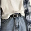 Women Fashion Belt Retro PU Small Belt Versatile Decoration For Skirts And Jeans