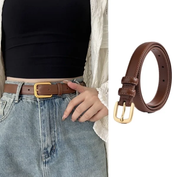 Fashion Retro Belts New Braided Belts For Women Decorative Belts For Jeans No Punching Required