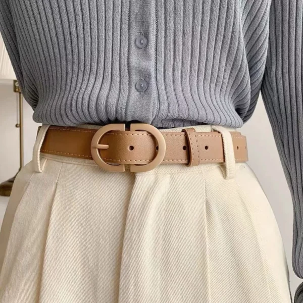 Fashion Retro Belts New Braided Belts For Women Decorative Belts For Jeans No Punching Required