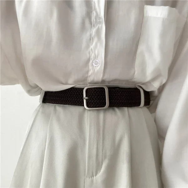 Fashion Retro Belts New Braided Belts For Women Decorative Belts For Jeans No Punching Required