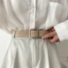Fashion Retro Belts New Braided Belts For Women Decorative Belts For Jeans No Punching Required