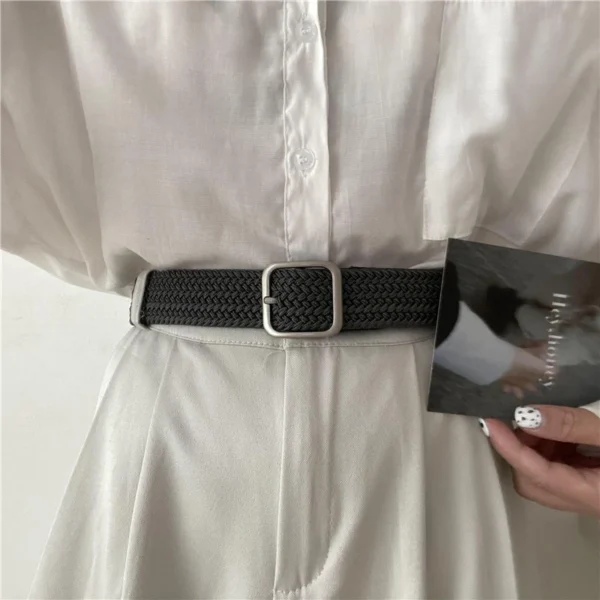 Fashion Retro Belts New Braided Belts For Women Decorative Belts For Jeans No Punching Required