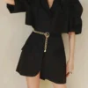 New Women Thin Waist Belt Versatile Belt For Dresses Retro Chain Belt