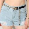 New Women Thin Waist Belt Versatile Belt For Dresses Retro Chain Belt