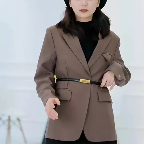 Elegant Women s Belts Thin Belt Soft PU Belt Adjustable Long Waistbands With Alloy Buckle Decorations