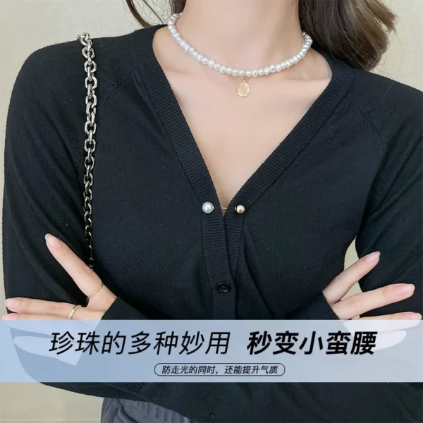 running Light Brooch Women Summer Tight Waist Adjusting Skirt Pin Fixed Clothes