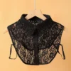 Detachable False Collar Lace DIY Fake Collar Neckline Detachable Adjust Clothes Women Girls