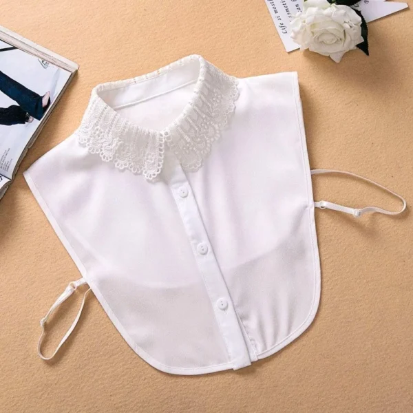 Detachable False Collar Lace DIY Fake Collar Neckline Detachable Adjust Clothes Women Girls